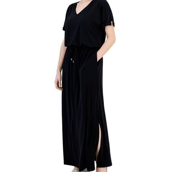Petite Robe Noire Fourreau Inc. International Concepts - Taille 10, Col Perlé - Neuve Avec étiquette